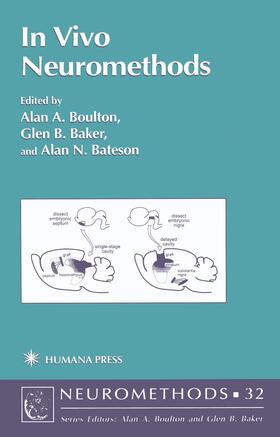 Boulton / Baker / Bateson | In Vivo Neuromethods | Buch | 978-0-89603-511-9 | sack.de