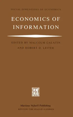 Galatin / Leiter |  Economics of Information | Buch |  Sack Fachmedien