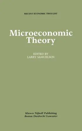 Samuelson |  Microeconomic Theory | Buch |  Sack Fachmedien