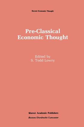 Lowry | Pre-Classical Economic Thought | Buch | 978-0-89838-183-2 | sack.de