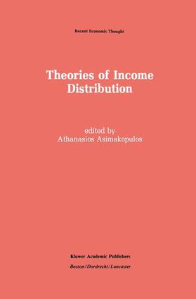 Asimakopulos | Theories of Income Distribution | Buch | 978-0-89838-232-7 | sack.de