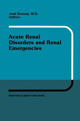 Strauss |  Acute Renal Disorders and Renal Emergencies | Buch |  Sack Fachmedien