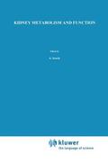 Dzurik / Guder / Lichardus |  Kidney Metabolism and Function | Buch |  Sack Fachmedien