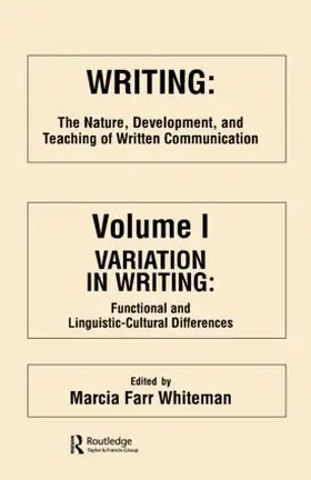 Whiteman |  Writing | Buch |  Sack Fachmedien