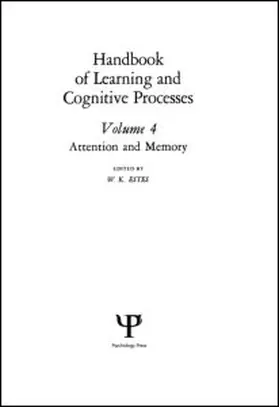 Estes |  Handbook of Learning and Cognitive Processes | Buch |  Sack Fachmedien