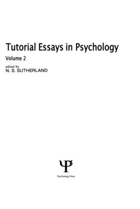 Sutherland |  Tutorial Essays in Psychology | Buch |  Sack Fachmedien