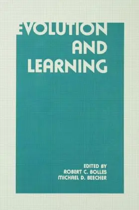 Bolles / Beecher | Evolution and Learning | Buch | 978-0-89859-542-0 | www.sack.de