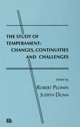Plomin / Dunn |  The Study of Temperament | Buch |  Sack Fachmedien