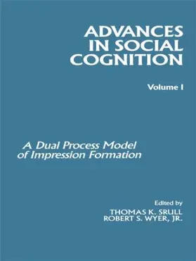 Wyer, Jr. / Srull |  Advances in Social Cognition, Volume I | Buch |  Sack Fachmedien