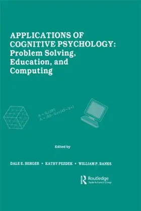 Berger / Pezdek / Banks |  Applications of Cognitive Psychology | Buch |  Sack Fachmedien