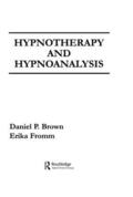 Brown / Fromm |  Hypnotherapy and Hypnoanalysis | Buch |  Sack Fachmedien