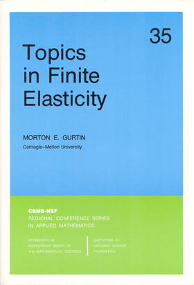 Gurtin |  Topics in Finite Elasticity | Buch |  Sack Fachmedien