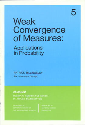 Billingsley |  Weak Convergence of Measures | Buch |  Sack Fachmedien