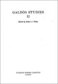 Weber |  Galdós Studies II | Buch |  Sack Fachmedien