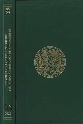 Boatwright / Gallagher | The Great Roll of the Pipe for the Tenth Year of the Reign of King Henry III Michaelmas 1226 | Buch | 978-0-901134-82-0 | sack.de