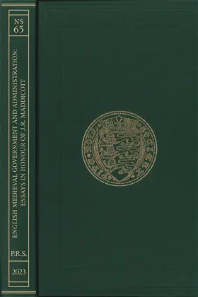 Saul / Vincent |  English Medieval Government and Administration | Buch |  Sack Fachmedien