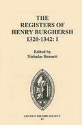 Bennett |  The Registers of Henry Burghersh 1320-1342 | Buch |  Sack Fachmedien