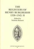 Bennett |  The Registers of Henry Burghersh 1320-1342 | Buch |  Sack Fachmedien