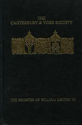 Robinson |  The Register of William Melton, Archbishop of York, 1317-1340, VI | Buch |  Sack Fachmedien