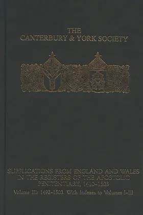 Clarke / Zutshi |  Supplications from England and Wales in the Registers of the Apostolic Penitentiary, 1410-1503 | Buch |  Sack Fachmedien