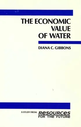Gibbons |  The Economic Value of Water | Buch |  Sack Fachmedien
