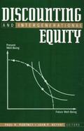 Portney / Weyant |  Discounting and Intergenerational Equity | Buch |  Sack Fachmedien