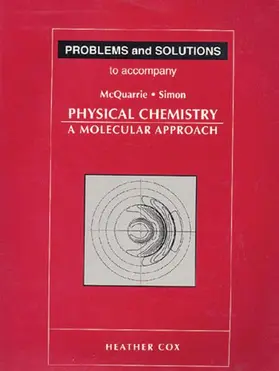 McQuarrie |  Student Solutions Manual for Physical Chemistry | Buch |  Sack Fachmedien