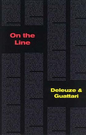 Deleuze / Guattari |  On the Line | Buch |  Sack Fachmedien
