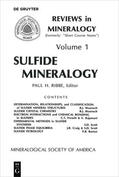 Ribbe |  Sulfide Mineralogy | Buch |  Sack Fachmedien