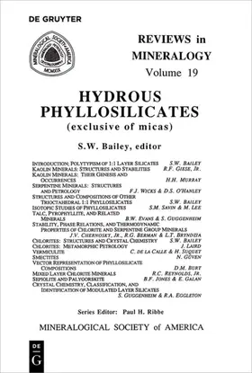 Bailey |  Hydrous Phyllosilicates | Buch |  Sack Fachmedien