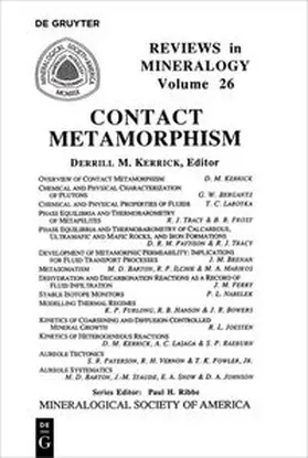 Kerrick |  Contact Metamorphism | Buch |  Sack Fachmedien