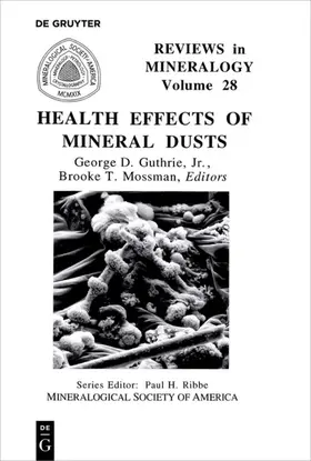 Mossman / Guthrie, Jr. / Guthrie | Health Effects of Mineral Dusts | Buch | 978-0-939950-33-1 | www.sack.de