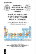 Johnson / Albarède / Beard |  Geochemistry of Non-Traditional Stable Isotopes | Buch |  Sack Fachmedien