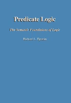Epstein |  Predicate Logic | eBook | Sack Fachmedien