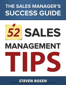 Rosen |  52 Sales Management Tips | eBook | Sack Fachmedien