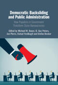 Bauer / Peters / Pierre |  Democratic Backsliding and Public Administration | Buch |  Sack Fachmedien