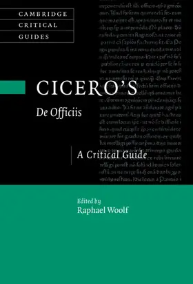 Woolf |  Cicero's De Officiis | Buch |  Sack Fachmedien
