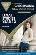 Milgate |  Cambridge Checkpoints NSW Legal Studies Year 12 2022–2023 | Buch |  Sack Fachmedien