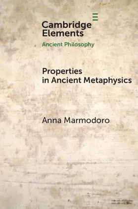 Marmodoro |  Properties in Ancient Metaphysics | Buch |  Sack Fachmedien