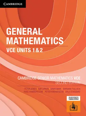 Jones / Lipson / Main |  General Mathematics VCE Units 1&2 | Buch |  Sack Fachmedien