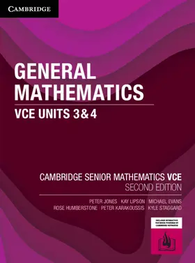 Jones / Lipson / Evans |  General Mathematics VCE Units 3&4 | Buch |  Sack Fachmedien