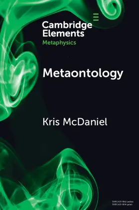 McDaniel |  Metaontology | Buch |  Sack Fachmedien