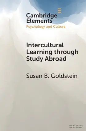 Goldstein |  Intercultural Learning through Study Abroad | Buch |  Sack Fachmedien
