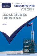 Lee |  Cambridge Checkpoints VCE Legal Studies  Units 3&4 2022 | Buch |  Sack Fachmedien