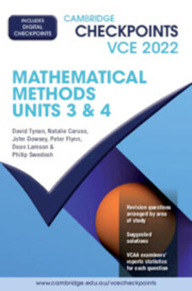 Tynan / Caruso / Dowsey | Cambridge Checkpoints VCE Mathematical Methods Units 3&4 2022 | Medienkombination | 978-1-00-912743-1 | sack.de