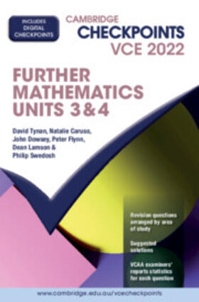 Tynan / Caruso / Dowsey | Cambridge Checkpoints VCE Further Mathematics Units 3&4 2022 | Medienkombination | 978-1-00-912889-6 | sack.de