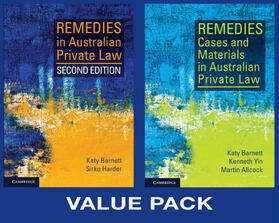Barnett / Harder / Yin | Remedies in Australian Private Law Value Pack | Medienkombination | 978-1-00-916789-5 | sack.de