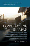 Ramseyer |  Contracting in Japan | Buch |  Sack Fachmedien