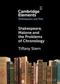 Stern |  Shakespeare, Malone and the Problems of Chronology | Buch |  Sack Fachmedien
