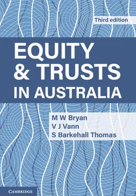 Bryan / Vann / Barkehall Thomas | Equity and Trusts in Australia | Buch | 978-1-009-23238-8 | sack.de